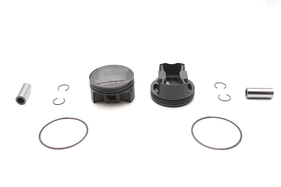113 inch Ultima 4 inch Bore Twin Cam Piston Set .005 Oversiz