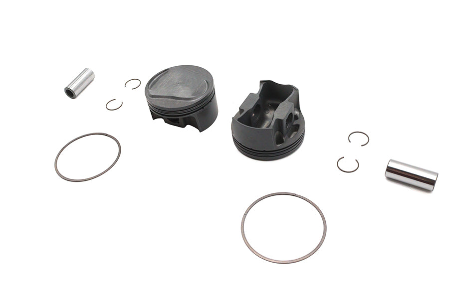 113 inch Ultima 4 inch Bore Twin Cam Piston Set .005 Oversiz