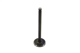 Kibblewhite 883cc Black Diamond Stem Exhaust Valve for engine, showing the black diamond finish and detailed metal construction.