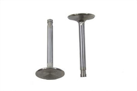 Manley stainless steel engine exhaust valve with polished finish, designed for high-performance automotive engines.