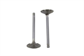Manley stainless steel engine exhaust valve with precision-machined surface and durable construction.