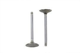 Manley stainless steel engine exhaust valve with precise design and metallic finish, used in automotive engine systems.