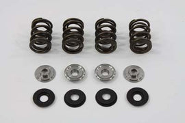 Manley titanium valve spring lift kit for engine, showing detailed view of the high-performance springs and components.