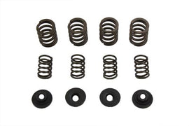 Manley engine valve spring set with multiple springs and retainers, designed for high-performance automotive engines.