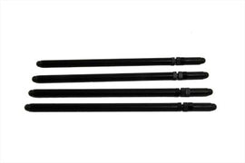 Adjustable aluminum pushrod set for engine by Andrews, showing a close-up of the lightweight, precision-machined components.