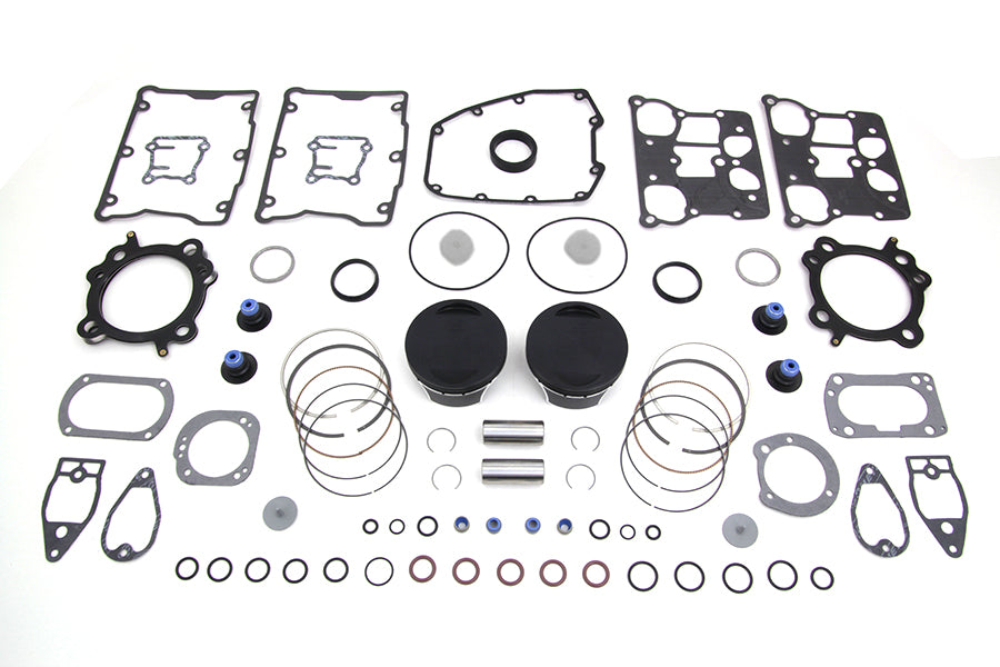103 inch Twin Cam Flat Top Piston Kit Standard