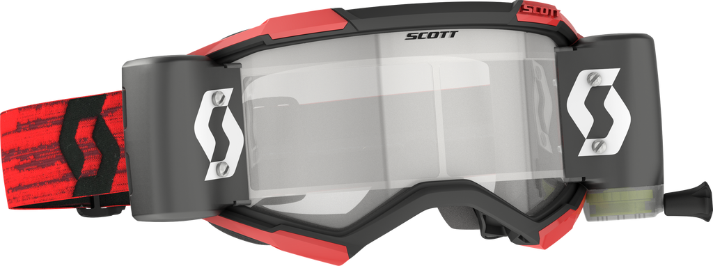 Fury Goggle Wfs Dark Red W/Clear Works