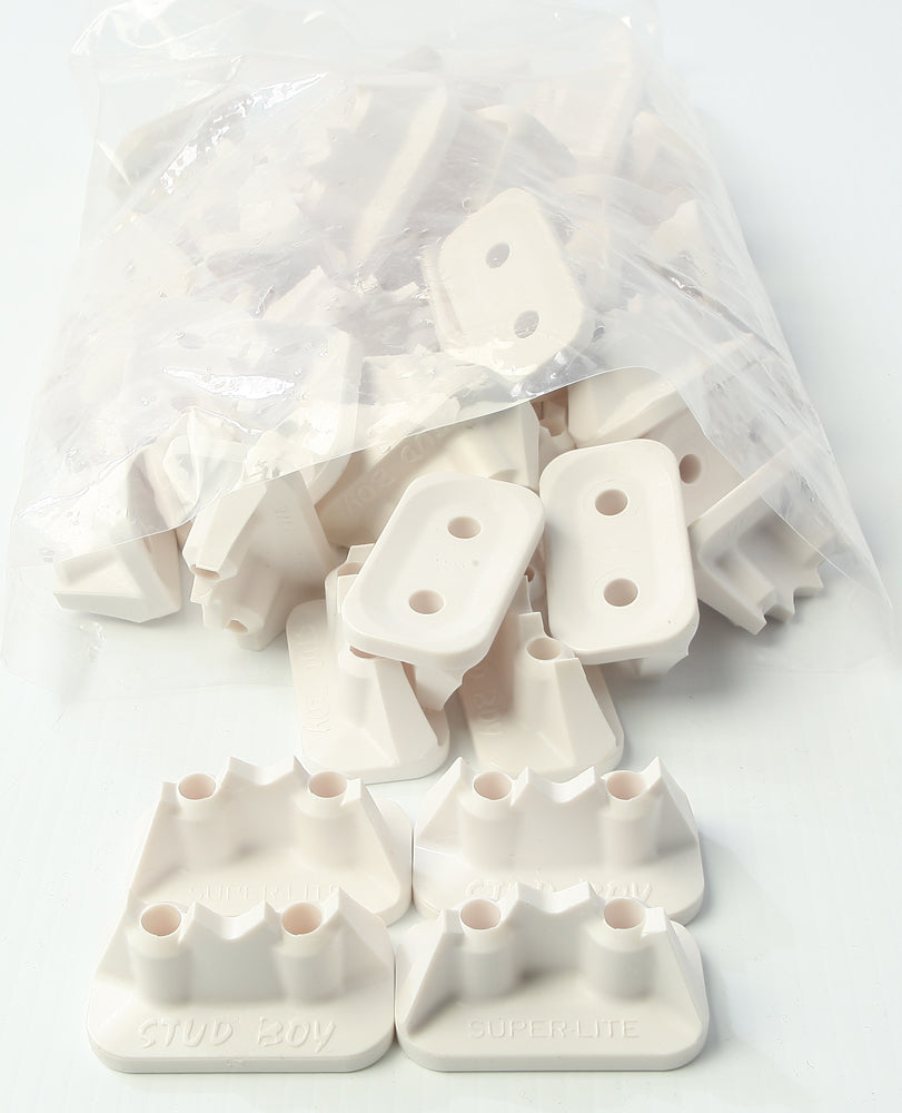 Super Lite Pro Series Double Backers 0.75" 48/Pk White