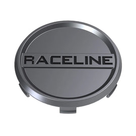 Raceline UTV wheel component in gunmetal finish, featuring the Raceline branding, designed for 4/137 and 4/156 bolt patterns.