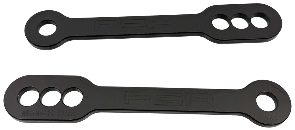 Lowering Link Stk/2"/4" Drop Black Suz