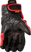 Load image into Gallery viewer, Freestyle 3 D3o Glove Black/Red Leather Lg