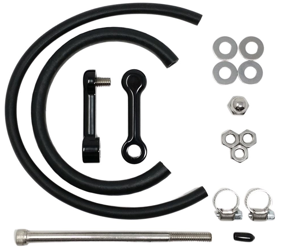 Billet Tank Lift Kit 2" `10 17 Dyna Powder Coat Blk