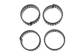 Sonnax transmission four-piece bearing set with metal and rubber components for automotive repair, shown in the image.