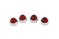 Red Rocker Arm Shaft End Caps