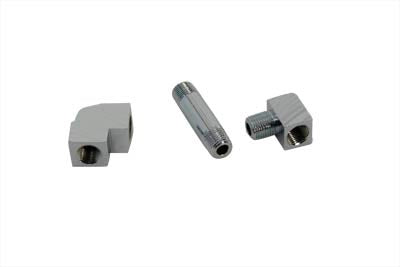 Chrome Oil Gauge Fitting Kit
