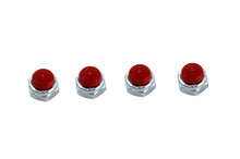Load image into Gallery viewer, Replica Red Rocker Arm Nut Set Zinc Plated