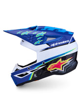 Load image into Gallery viewer, S M3 Falcon Helmet Ece06/Dot Blu/Wh/Blk/Pink Fl/Yl Fl Gl Xl