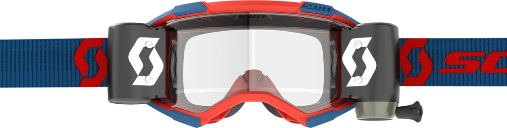 Fury Wfs Gogggle Drk Blue/Neon Red Clear Works