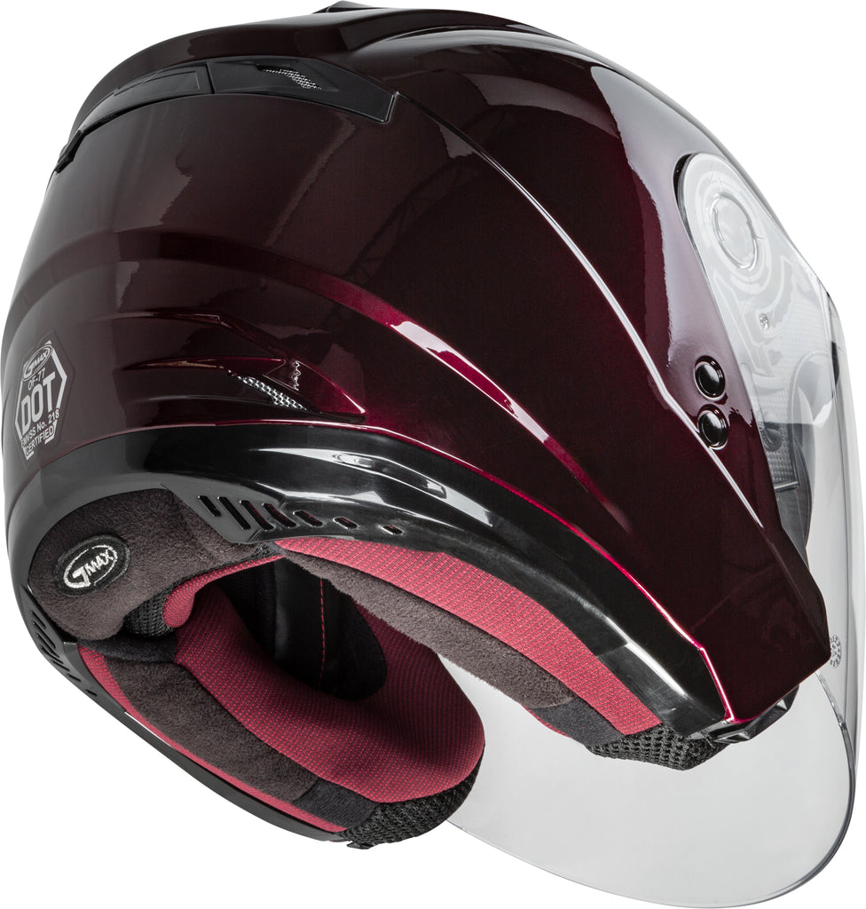 Of 77 Open Face Helmet Wind Red Xs