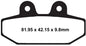 Brake Pad Gold+ Rear `18 24 Sotfail