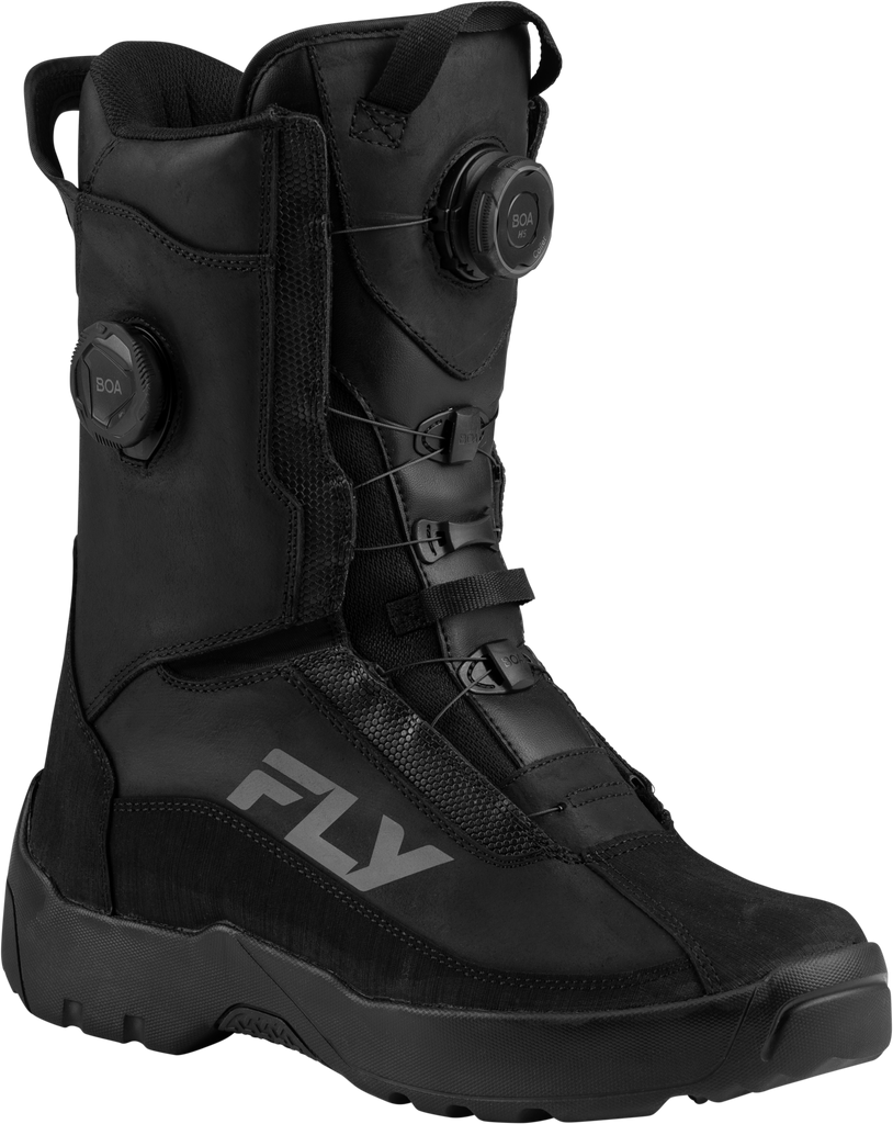 Inversion Double Boa Boot Black Sz 7