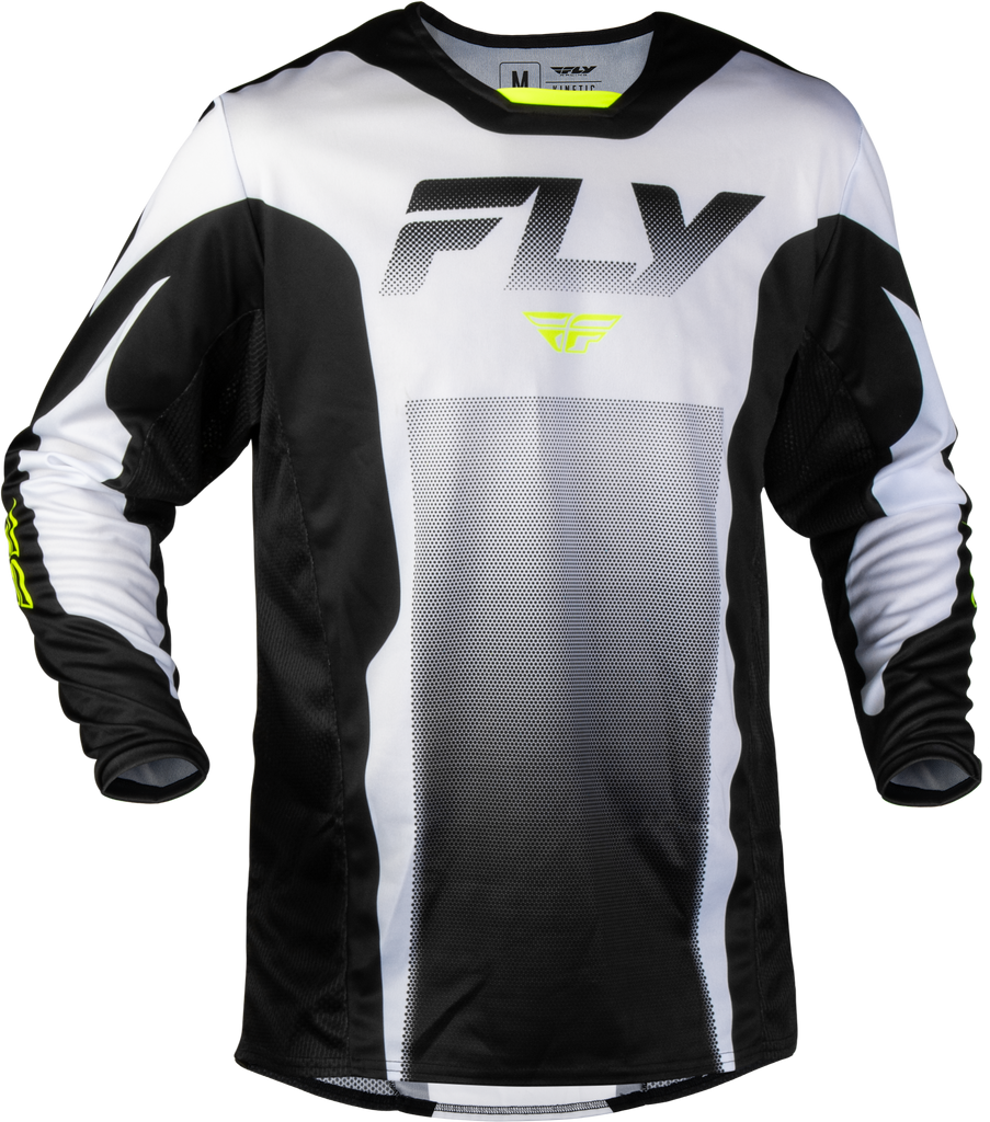 Kinetic Fade Jersey White/Black/Hi Vis Sm