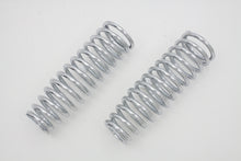 Load image into Gallery viewer, Chrome Upper Spring Fork Springs