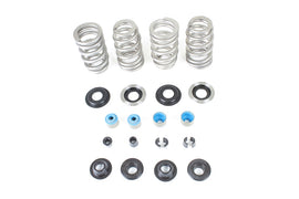 Kibblewhite Beehive Valve Spring Kit for engine, showing close-up of springs and components on a workbench.