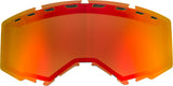 Fly Racing Dual Lens With Vents Adult Red Mirror/Brown 37-5456