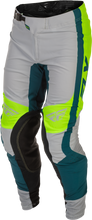 Load image into Gallery viewer, Youth Lite Pants Grey/Lime/Teal Sz 26
