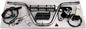 H Bar/Triple Clamp Kit Black