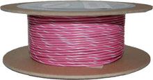Load image into Gallery viewer, 100' Spool 20 Gauge Wire (Pink/White Stripe)