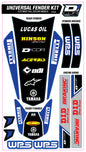Trim Kit Blue Wps Universal For Full Size Motorcycles