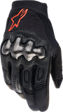 alpine star Megawatt Gloves Black/Red Fluo 2x 482-98942X