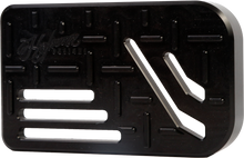 Load image into Gallery viewer, H/D Billet Brake Pedal Pad Black Flt