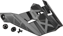 Load image into Gallery viewer, Visor W/Screws Mega Mx 46 Matte Black/Grey Xs Sm