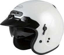 Load image into Gallery viewer, Gm 32 Open Face Helmet Pearl White 3x