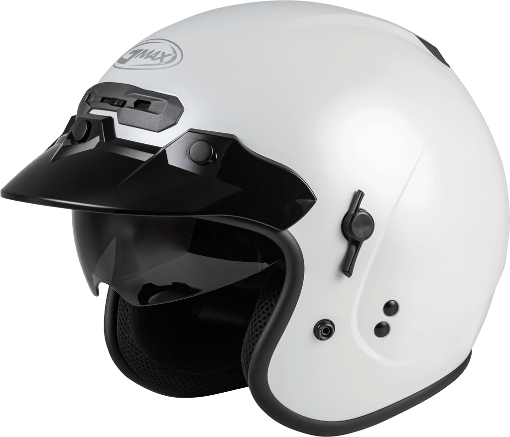 Gm 32 Open Face Helmet Pearl White Xs