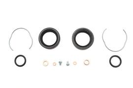 James front fork seal kit with replacement seals, designed for motorcycle front forks, shown in the image.
