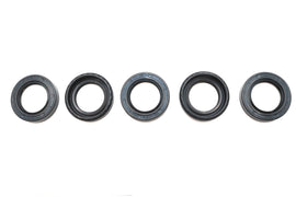 James Wheel Hub Bearing Seal for wheel and tire, close-up of the durable metal seal with branding on a white background.