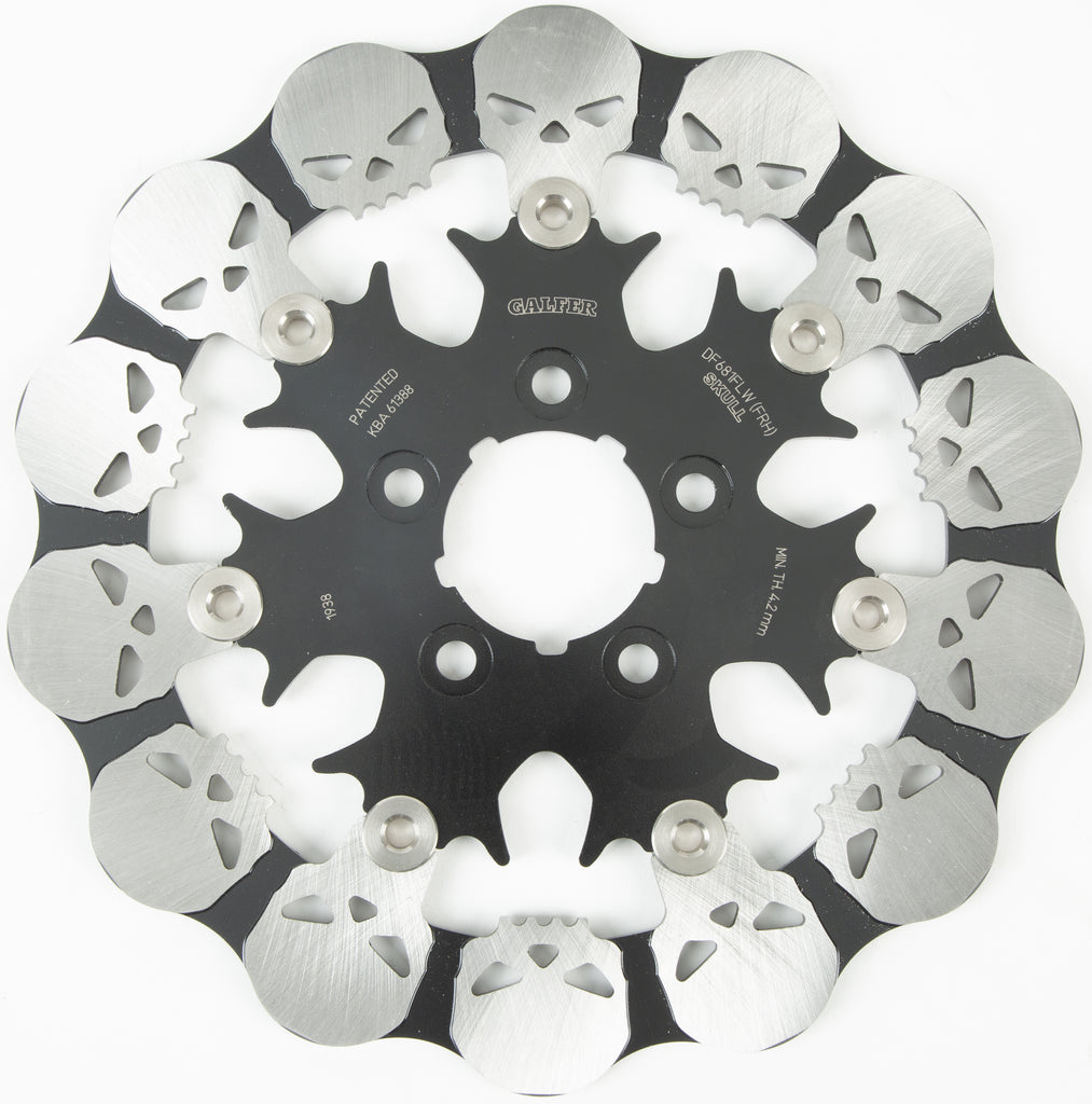Rotor 11.5" Floating Skull Rr Black