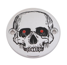 Load image into Gallery viewer, M8 Timer Cover Skull Chrome