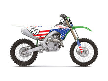 Load image into Gallery viewer, Complete Kit Usa Kawasaki Kx250/450 Wht Bg