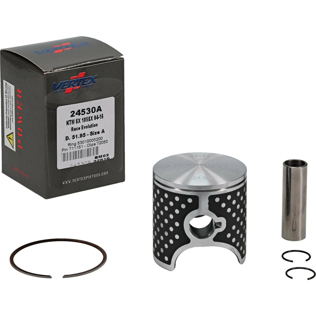 Piston Kit Cast Race Evolution 51.95/Stroker Ktm