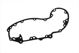 James side valve cam cover gasket, engine part, showing the gasket installed on the cylinder head in a close-up view.