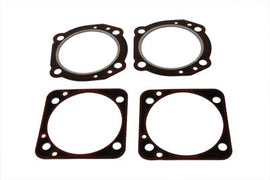 James engine head gasket kit showing multiple gaskets and seals for complete engine repair and sealing.