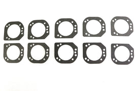 James fuel and air system backing plate mounting gasket for air cleaner, showing a black rubber gasket with mounting holes.