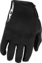 Black FLY RACING Mesh Gloves in medium size with breathable mesh fabric and reinforced palm for motocross riding.