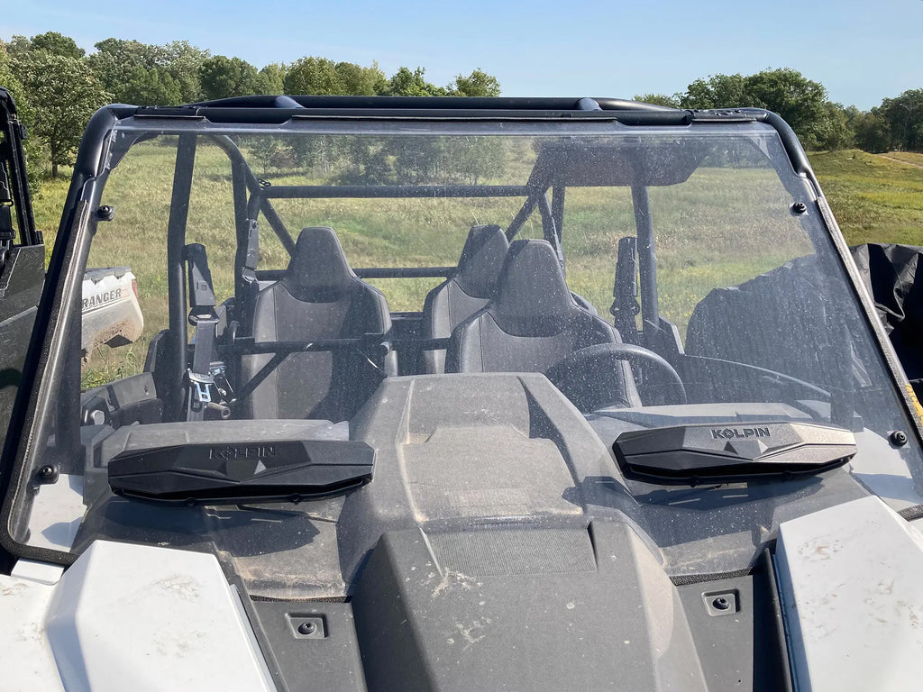 Poly Front Windshield Full Fixed Vented Pol