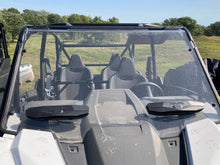 Load image into Gallery viewer, Poly Front Windshield Full Fixed Vented Pol